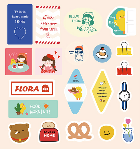 Jiyu Multipurpose Trip Stickers