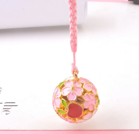 Sakura Apple Key Charm