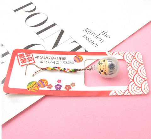 Asakusa Daruma Water Bell Charm