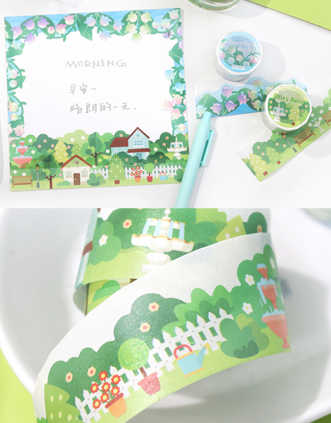 Cardlover Happy Neighbourhood Scene Washi Sticker