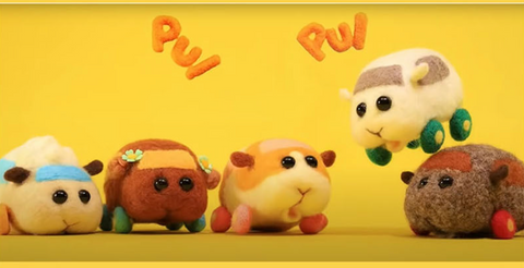 Pui Pui Molcar Needle Felt Set