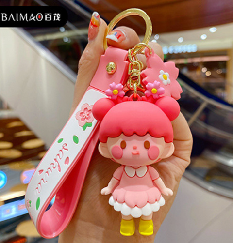Sakura Girl Keychain