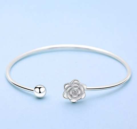 Lotus Silver Bracelet