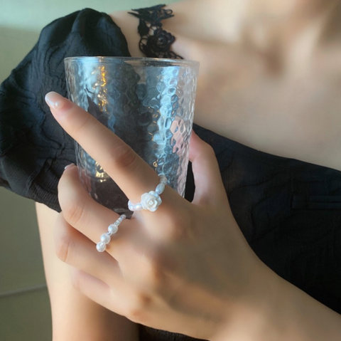 Pearl Stringed Ring