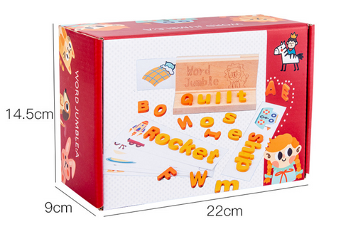 Wood Word Jumble Kit