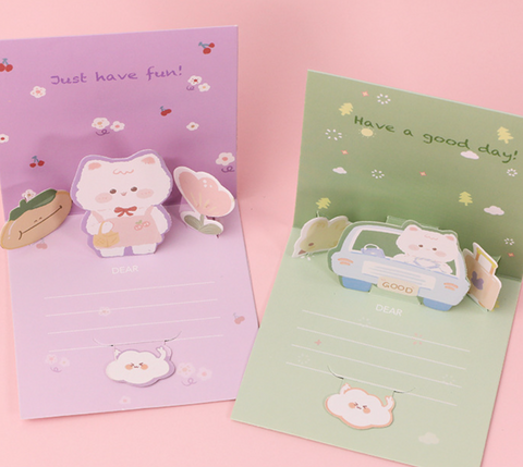 Cute Pop Out Card Enjoy