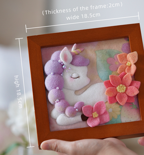 Chinese Classic Photo Frame Needle Felt Set