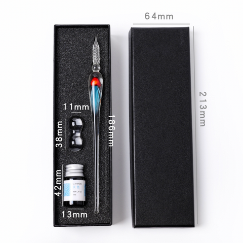 Jellyfish Glass Dip Pen Set