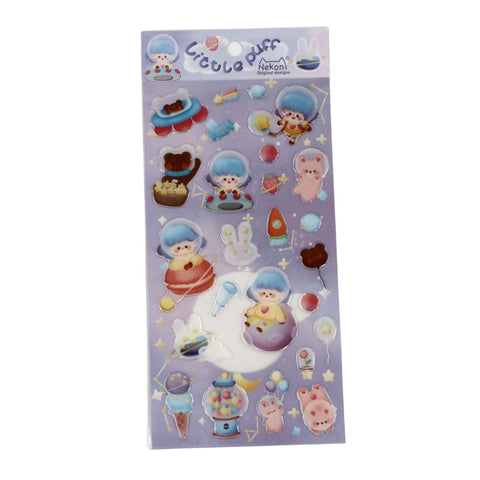 Space Puffs Stickers