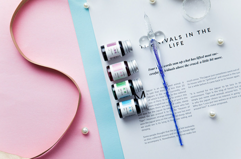 Spiral Glass Dip Pen Set