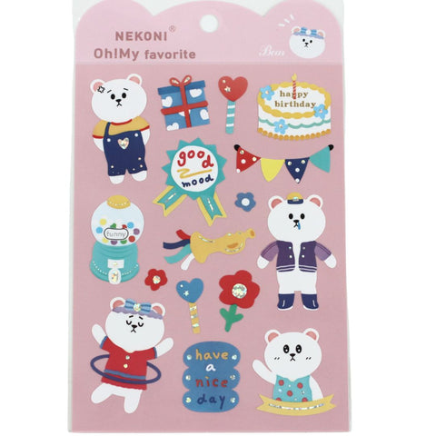 Nekoni Gummy Bear Stickers