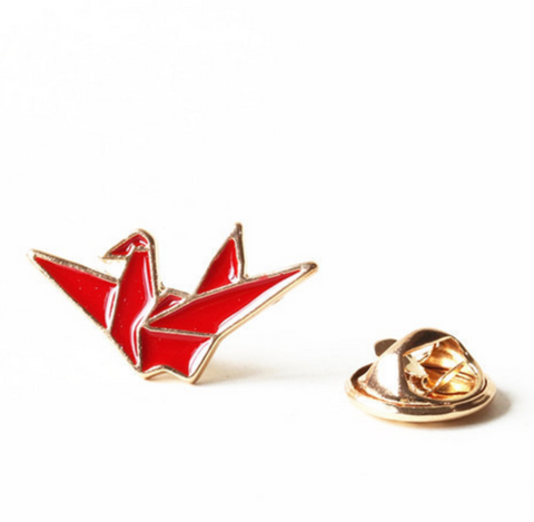 Paper Crane Pin