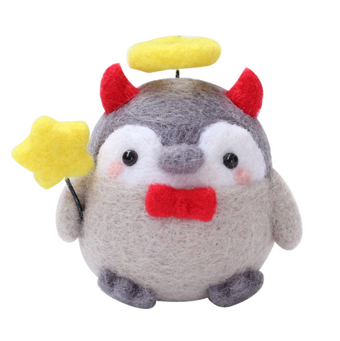 Chibi Penguin Needle Felt Set