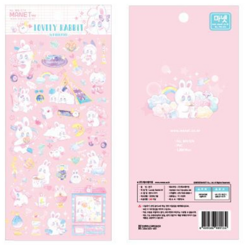 Manet Cute Rabbit Stickers