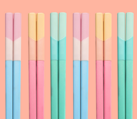Morandi Chopsticks 6 Set Pastel
