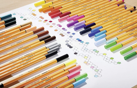 Stabilo Point 88 Neon Pen Set 6pc