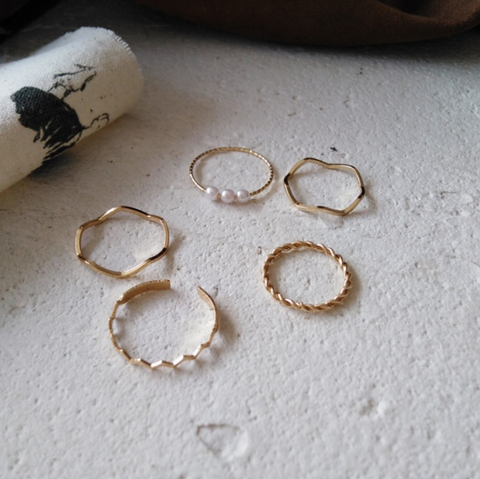 Gold Collection Rings