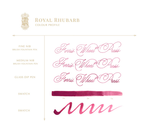 38ml Royal Rhubarb Ink