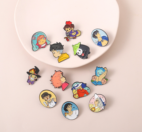 Ghibli Characters Pins
