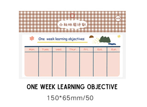 Jiyu Bright Memo Pads