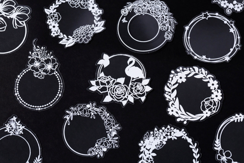 White Ink Sticker