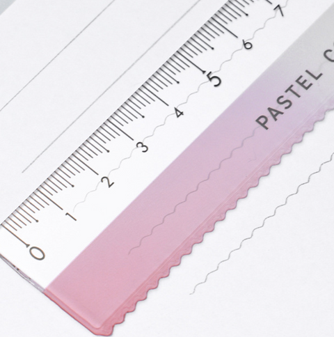 Kokuyo Campus Pastel Cookie Ruler 15cm