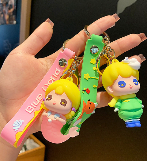 Blue World Keychain