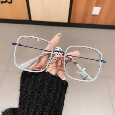 Blue Light Frosted Square Glasses