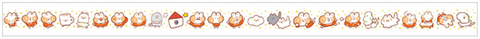 Jiyu PET Cute Matte Washi Tape