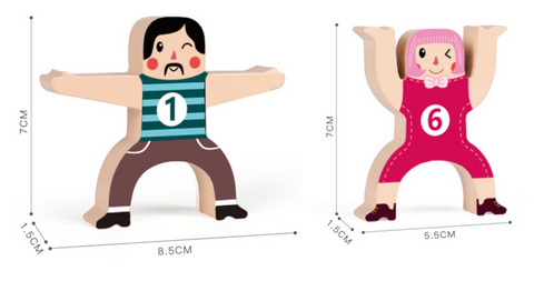 Wooden Balancing Jugglers