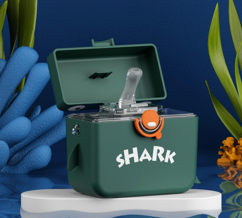 Shark Box Straw Water Bottle 450ml