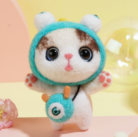Dress Up Kitty Needle Felt Set
