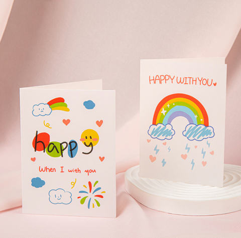 Happy Rainbow Card