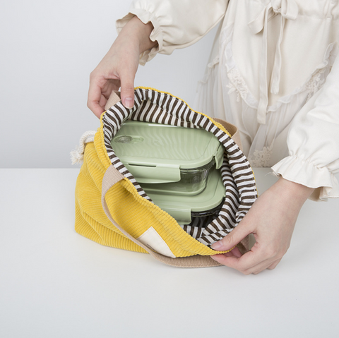 Colorful Drawstring Lunch Bag