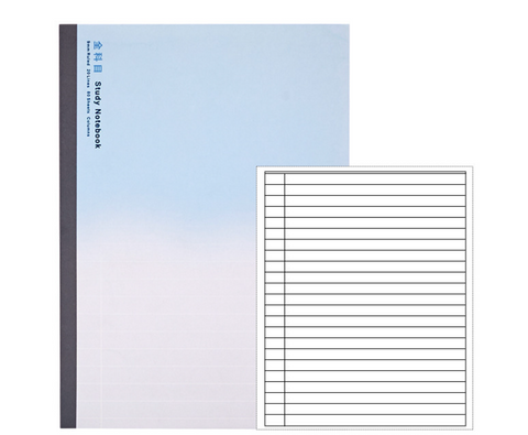 CAMPUS Cloud A5 9mm Checklist Single Notebook 80pg