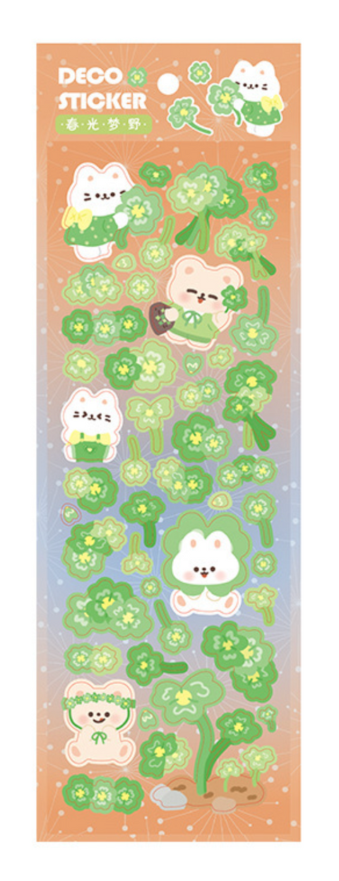 Jiyu Sparkle Bear Stickers