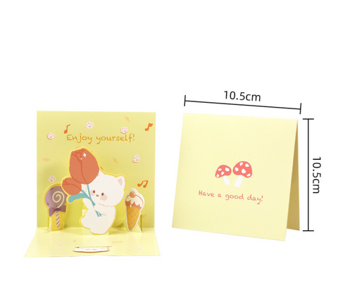 Cute Pop Out Card Enjoy