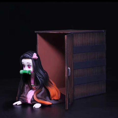 Demon Slayer Nezuko in Cupboard Statue 9cm
