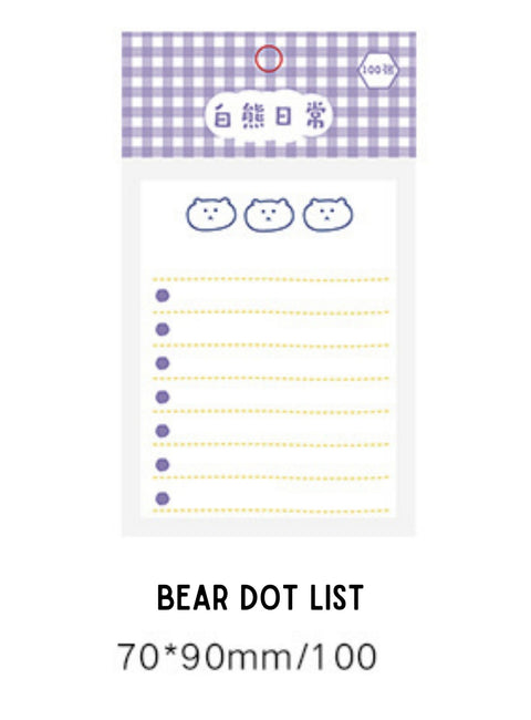 Jiyu Bright Memo Pads