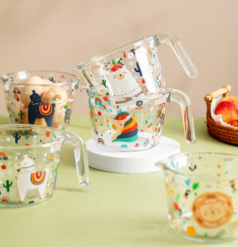 Cartoon Glass Measuring Cup