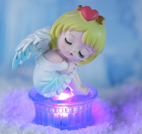 Star Moon Angel Mystery Statue