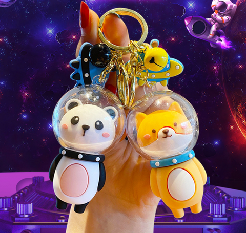 Space Animal Keychain