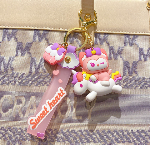 Sweetheart Rocking Horse Keychain