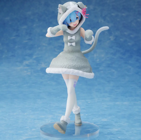 Rem Statue in Cat Costume Statue 22cm