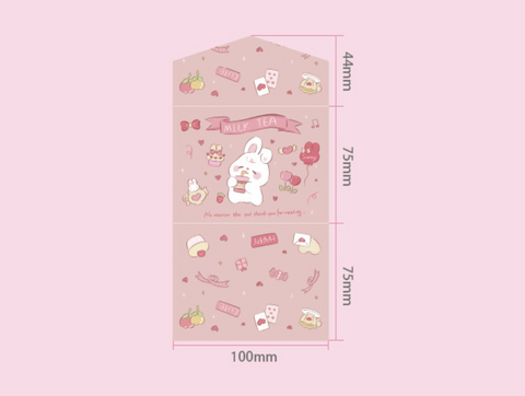 Three Fold Rabbit Card