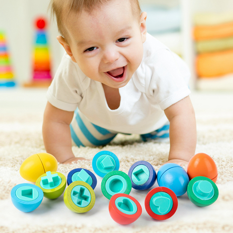 Colorful Egg Puzzles 8pcs