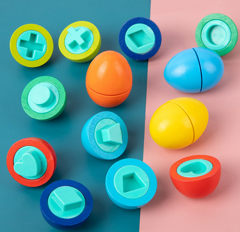 Colorful Egg Puzzles 8pcs