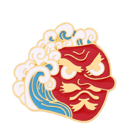 Demon Slayer Kitsune Pin