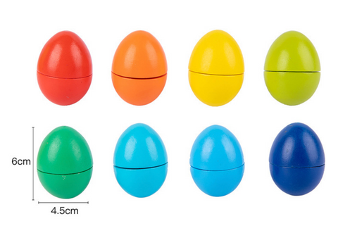 Colorful Egg Puzzles 8pcs