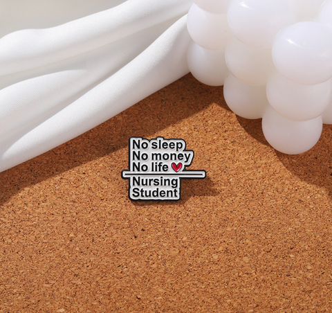 No Sleep Nurse Pins
